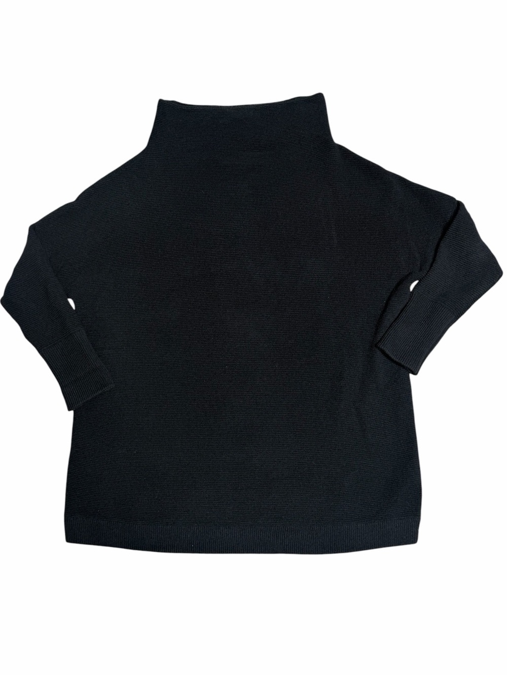 Free People Ottoman Slouchy Sweater Top Black Size Small - Picture 2 of 4